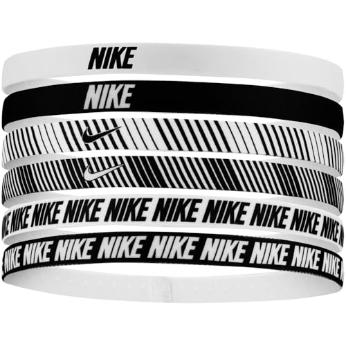 Nike Flex Classic - Fasce Per Capelli Stampate, 6 Pezzi