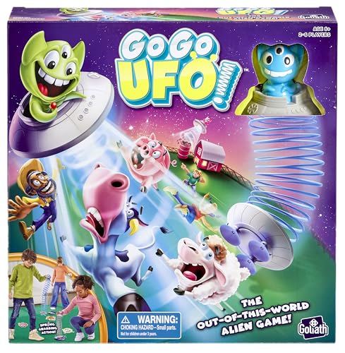 Goliath Giochi: Go Go Ufo | Il Gioco Alieno Fuori Dal Mondo | Gioco D'Azione Per Bambini | Per 2-6 Giocatori | Dai 6 Anni In Su