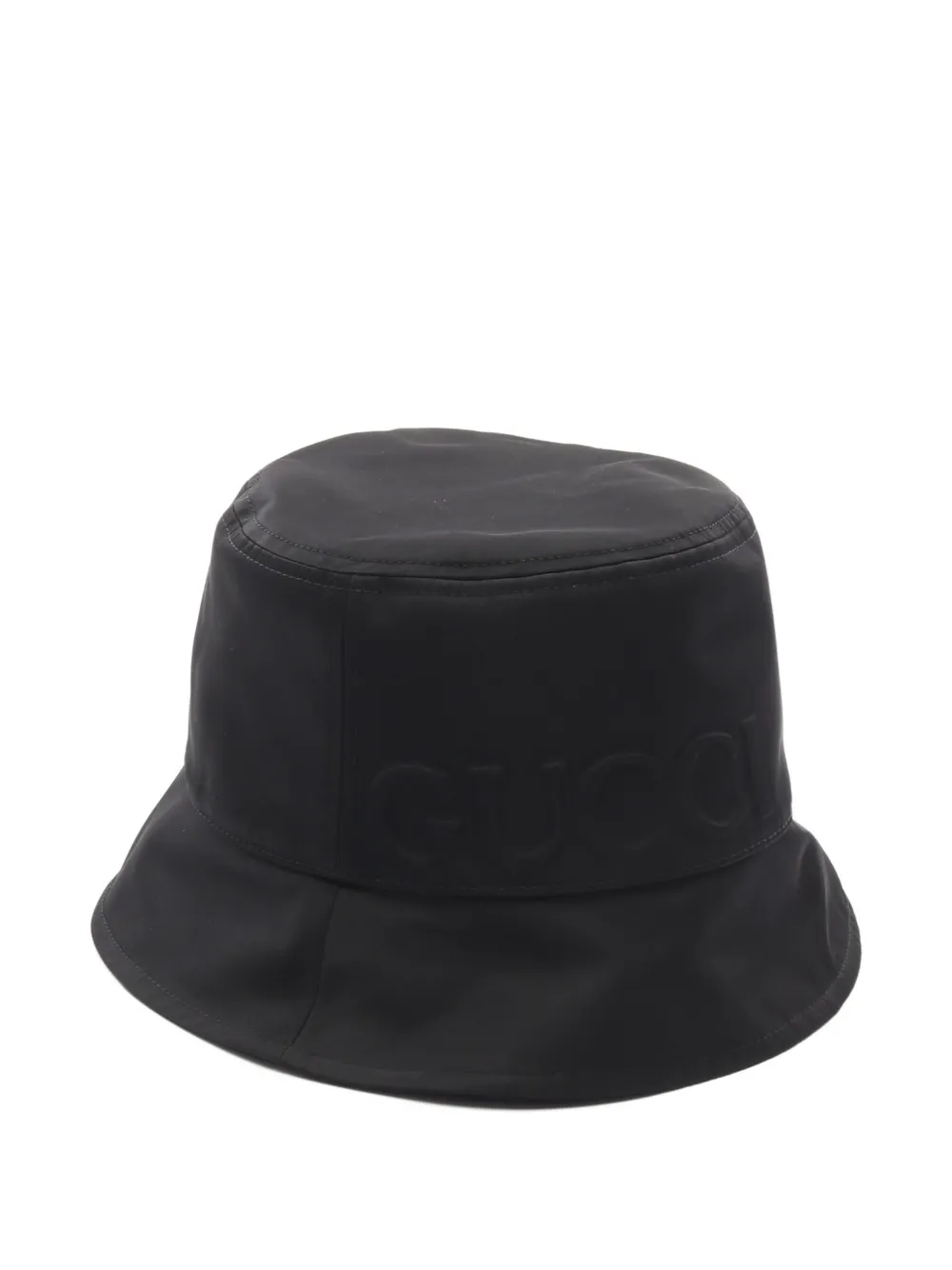 Gucci Pre-Owned 2020 logo-embossed bucket hat - Nero
