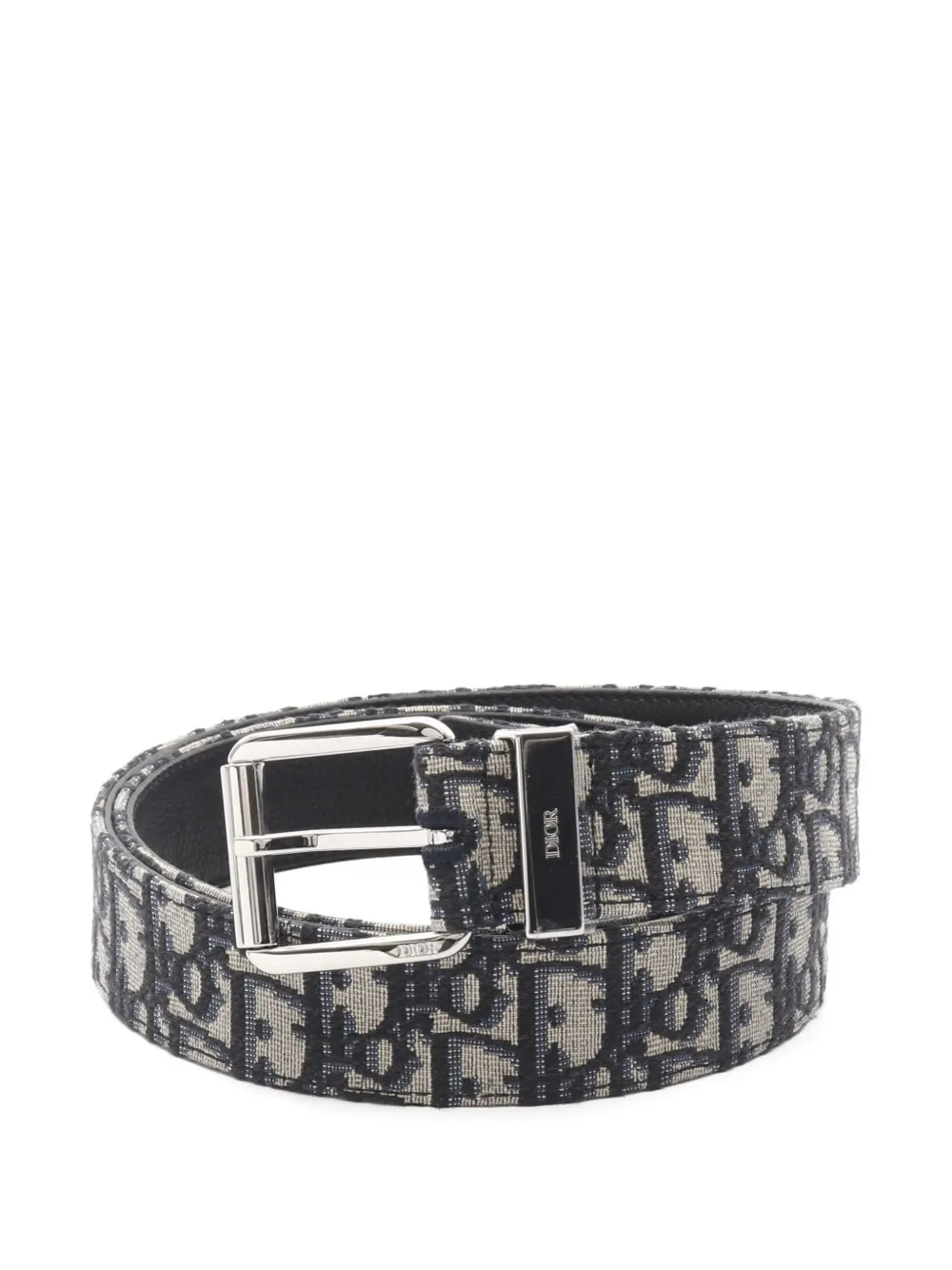 Christian Dior Pre-Owned 2020s Oblique jacquard belt - Nero
