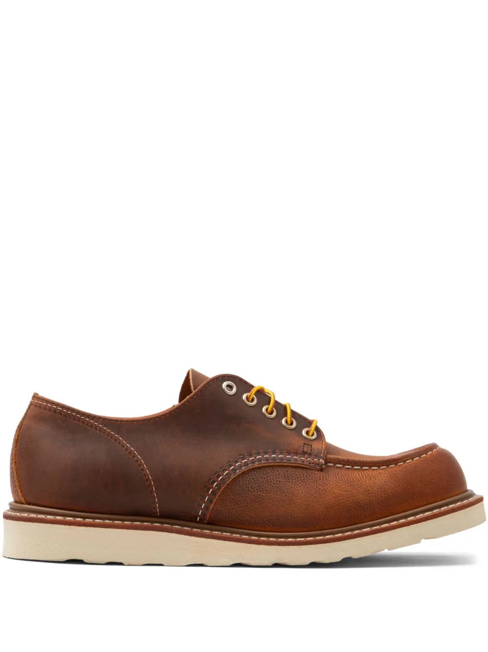Red Wing Shoes panelled Oxford shoes - Marrone