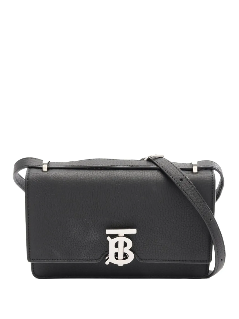 Burberry Pre-Owned 2010s TB leather shoulder bag - Nero