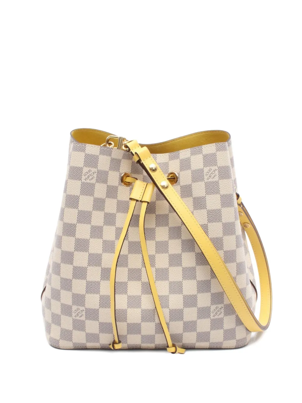 Louis Vuitton Pre-Owned 2019 Damier Azur Pineapple shoulder bag - Toni neutri