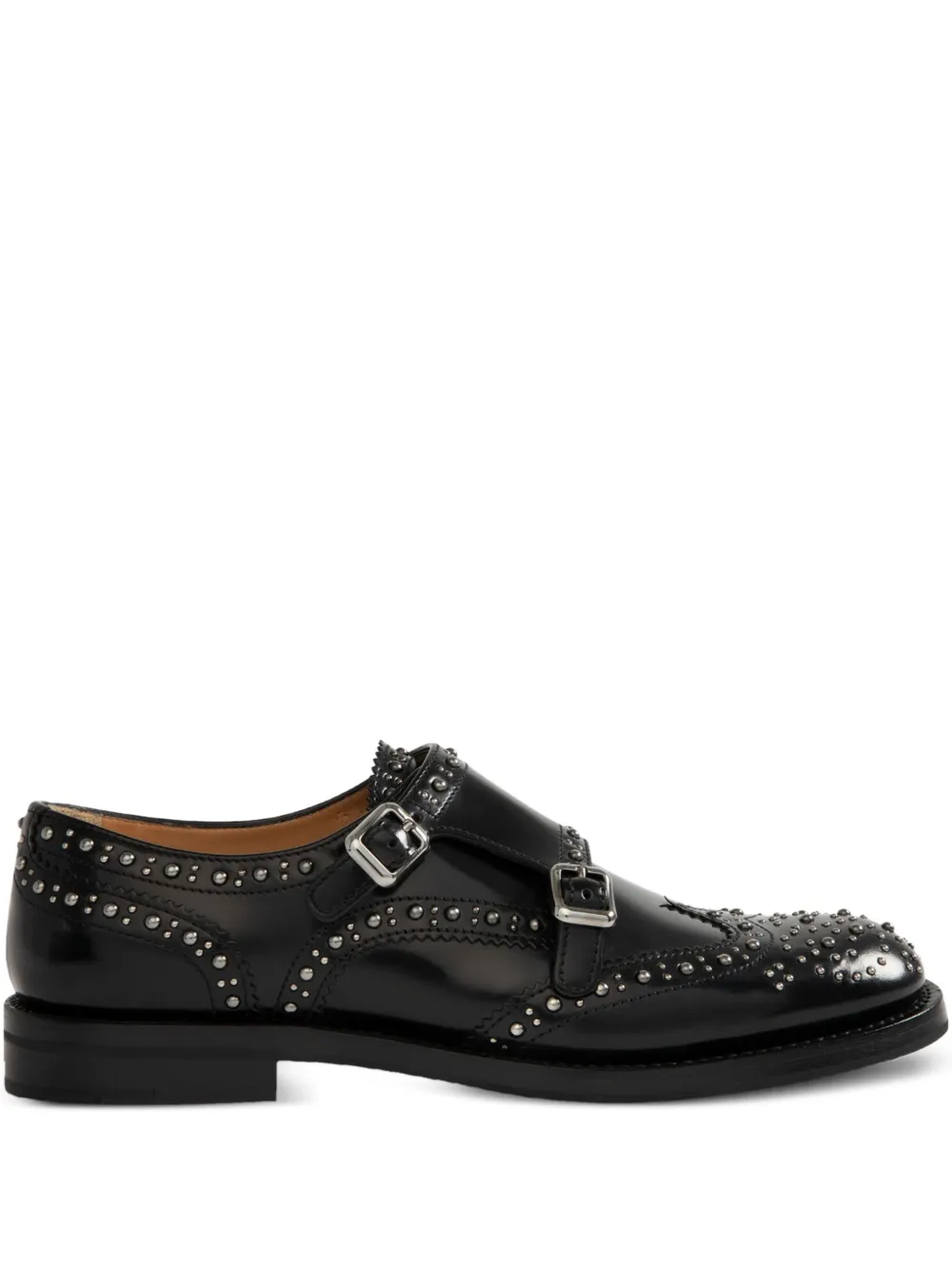 Church's studded monk shoes - Nero