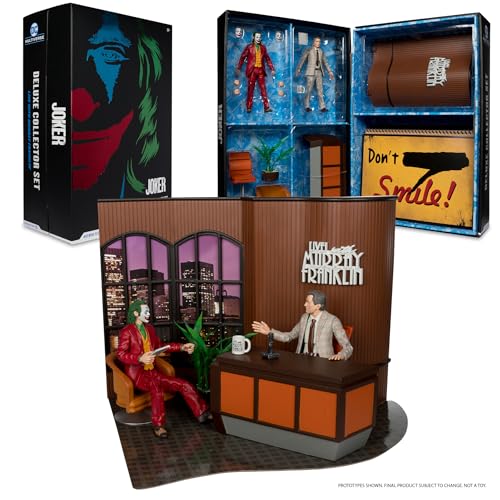 Mcfarlane Toys - Dc Multiverse Joker Movie (Edizione Limitata Deluxe Collector Set - Live With Murray Franklin)