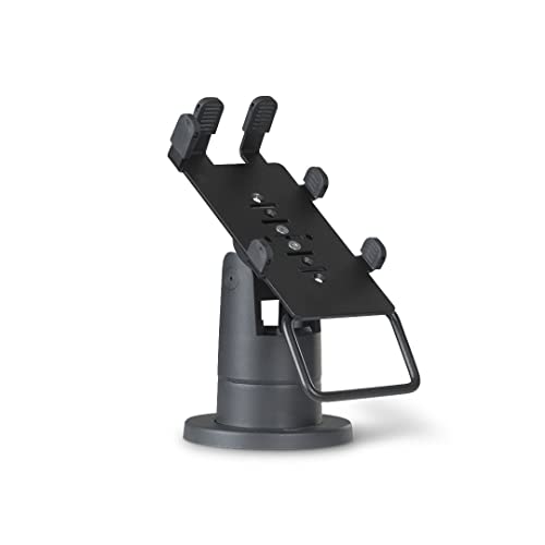 Ergonomic Solutions Spacepole Stack With Multigrip Plate For Verifone, Spacepole (Multigrip Plate For Verifone P200 & P400 (With Handle), Black)