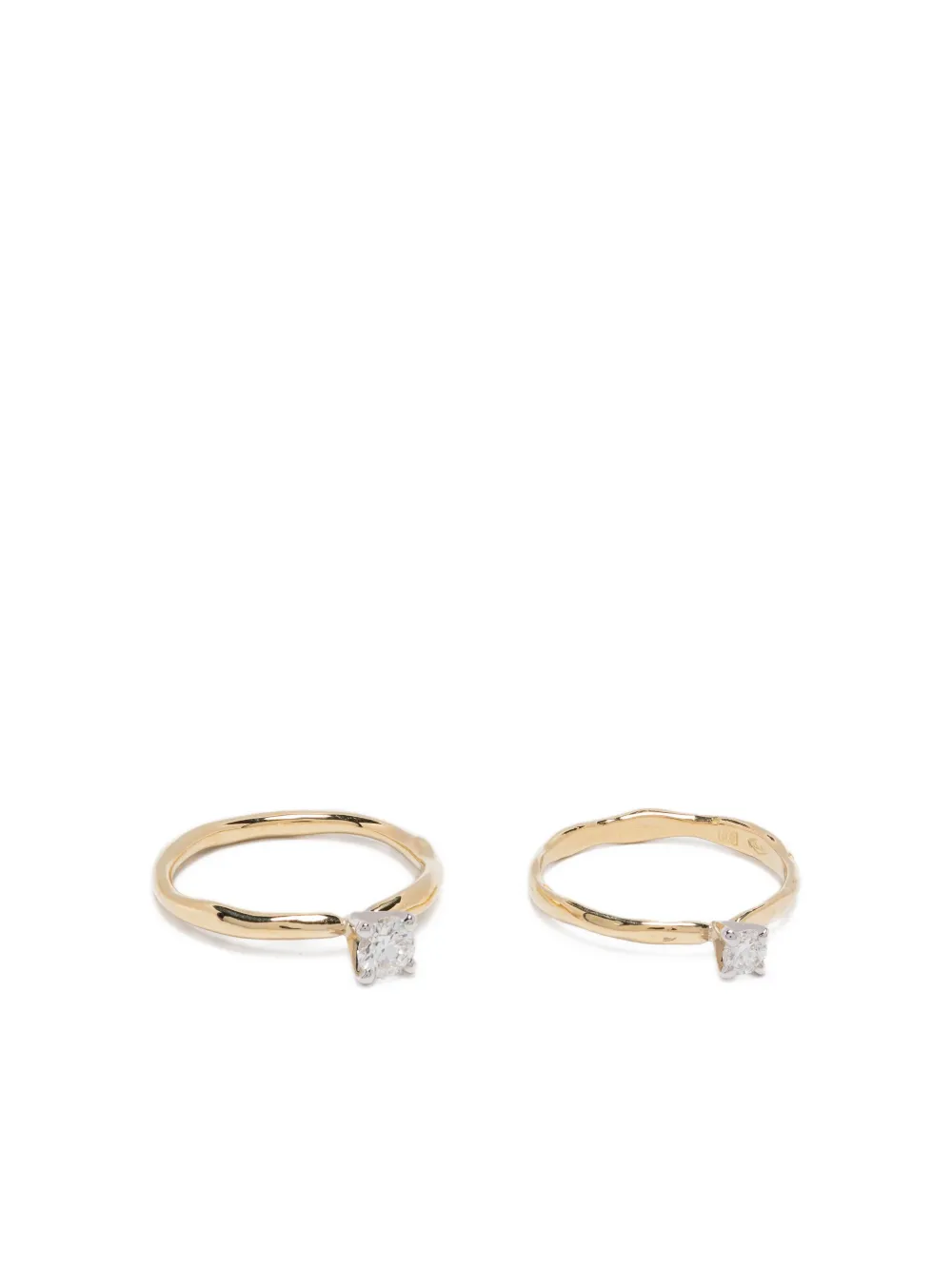 Wouters & Hendrix Gold 18K gold Toi et Moi diamond ring - Oro