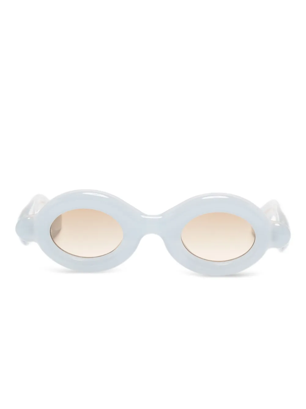 Paloceras oval-frame sunglasses - Blu
