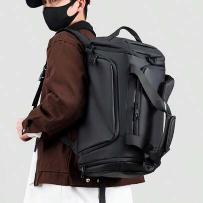 1 pezzo Zaino multifunzionale, puÃ² essere usato come borsa da viaggio, borsa da yoga, zaino per computer portatile, con scomparto separato per le sca