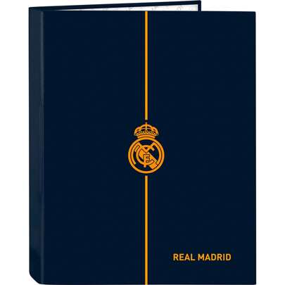 Cartella Folio 4 Ani.Mixtas Real Madrid Away Kit 24/25 - 4 anelli misti - durevoli e resistenti - Real Madrid Away Kit 24/25