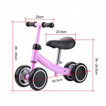 Allenamento dell'equilibrio, mini bici, monopattino, girello, monopattino per bambini da 1 a 2 anni (blu)