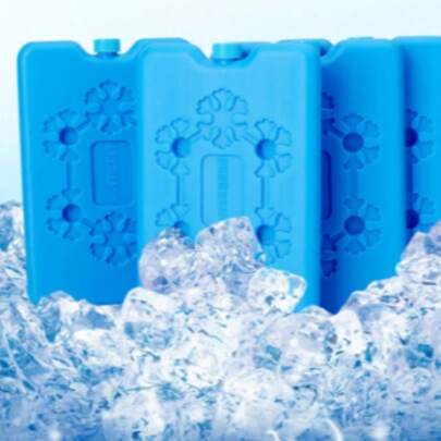 Pacco di ghiaccio portatile, riutilizzabile, per congelatore, confezione di ghiaccio refrigerante, scatola di riempimento con acqua di raffreddamento
