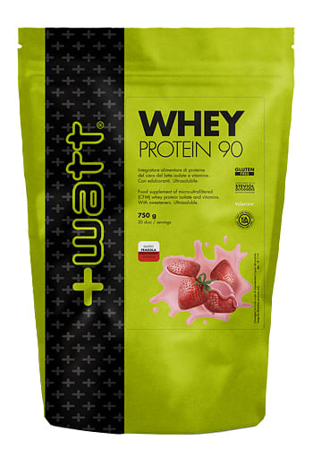 Whey Protein 90 Fragola 750 G Doypack