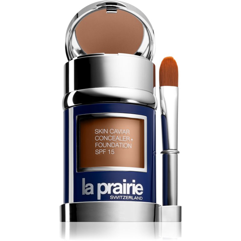 La Prairie Skin Caviar Concealer Foundation Fondotinta E Correttore Spf 15 Colore Nw-50 Sunset Beige 30 Ml