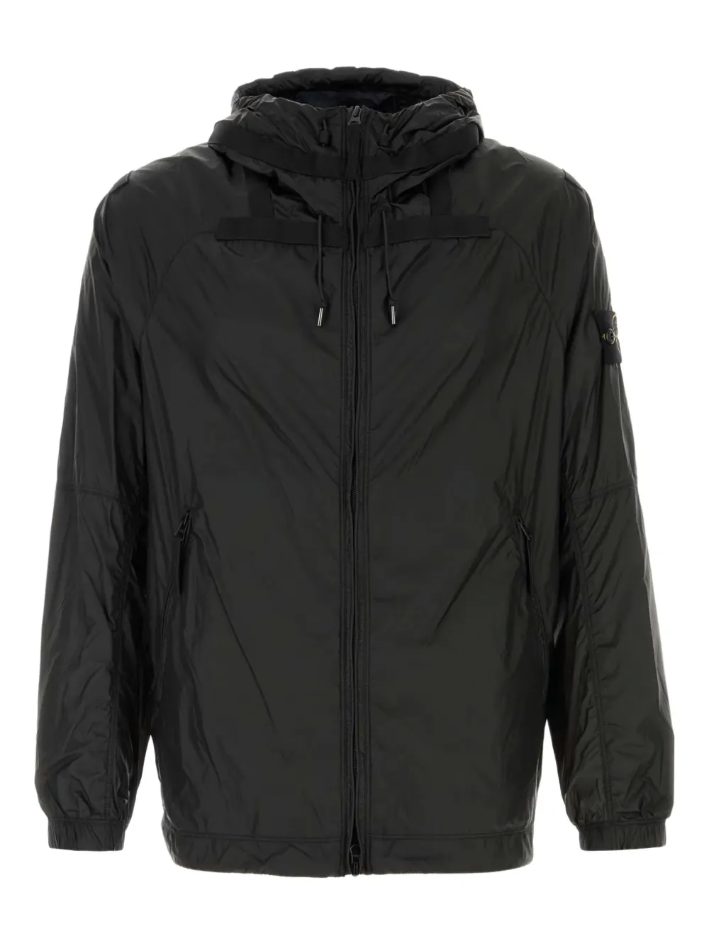 Stone Island hooded windbreaker - Grigio