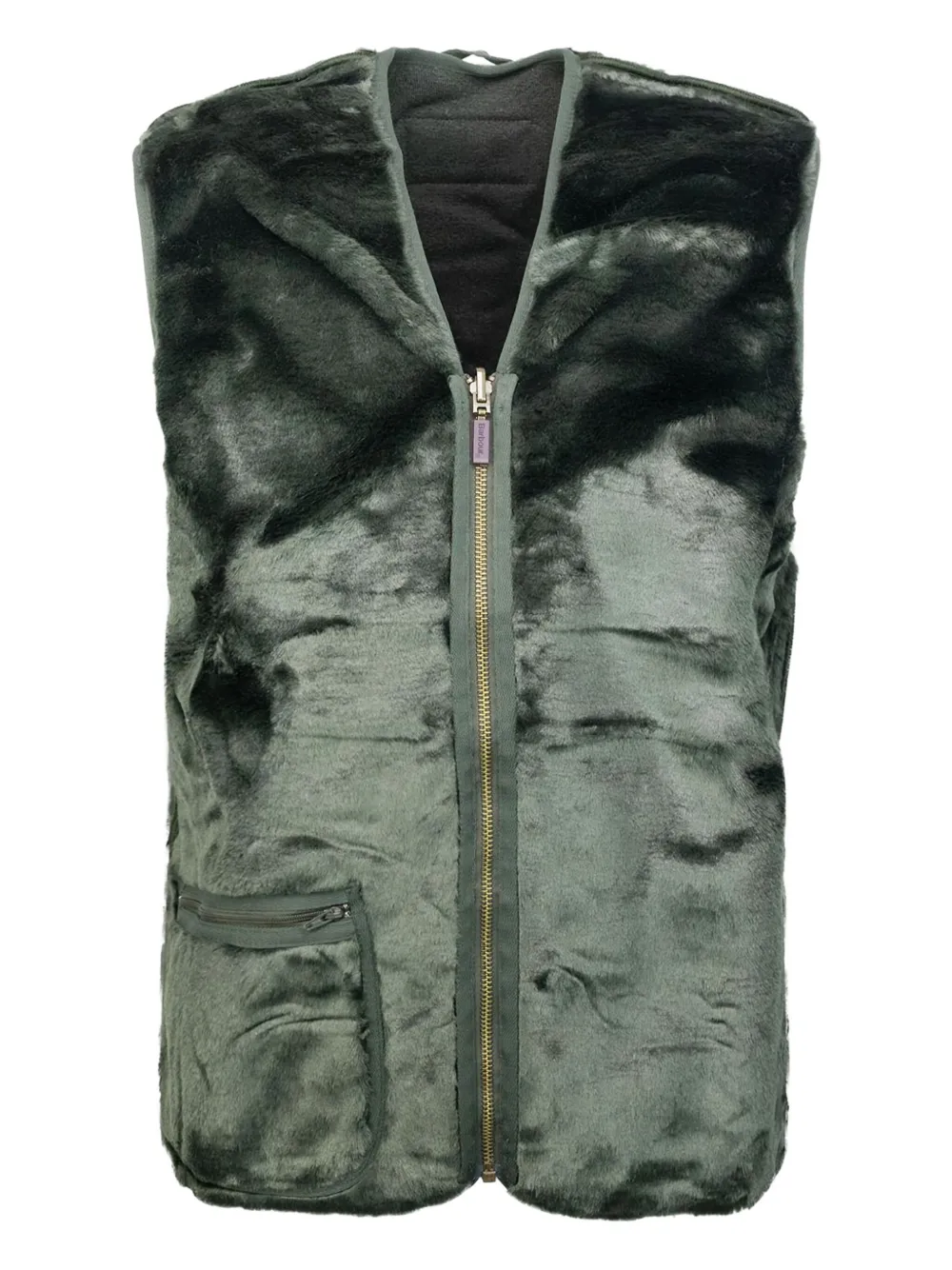 Barbour zip-front gilet - Verde