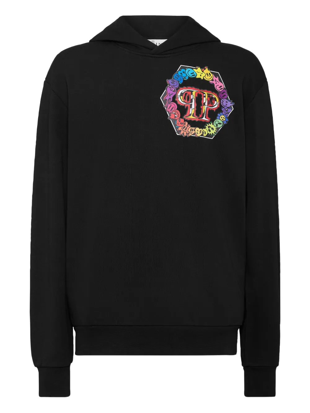Philipp Plein logo-detailed hoodie - Nero