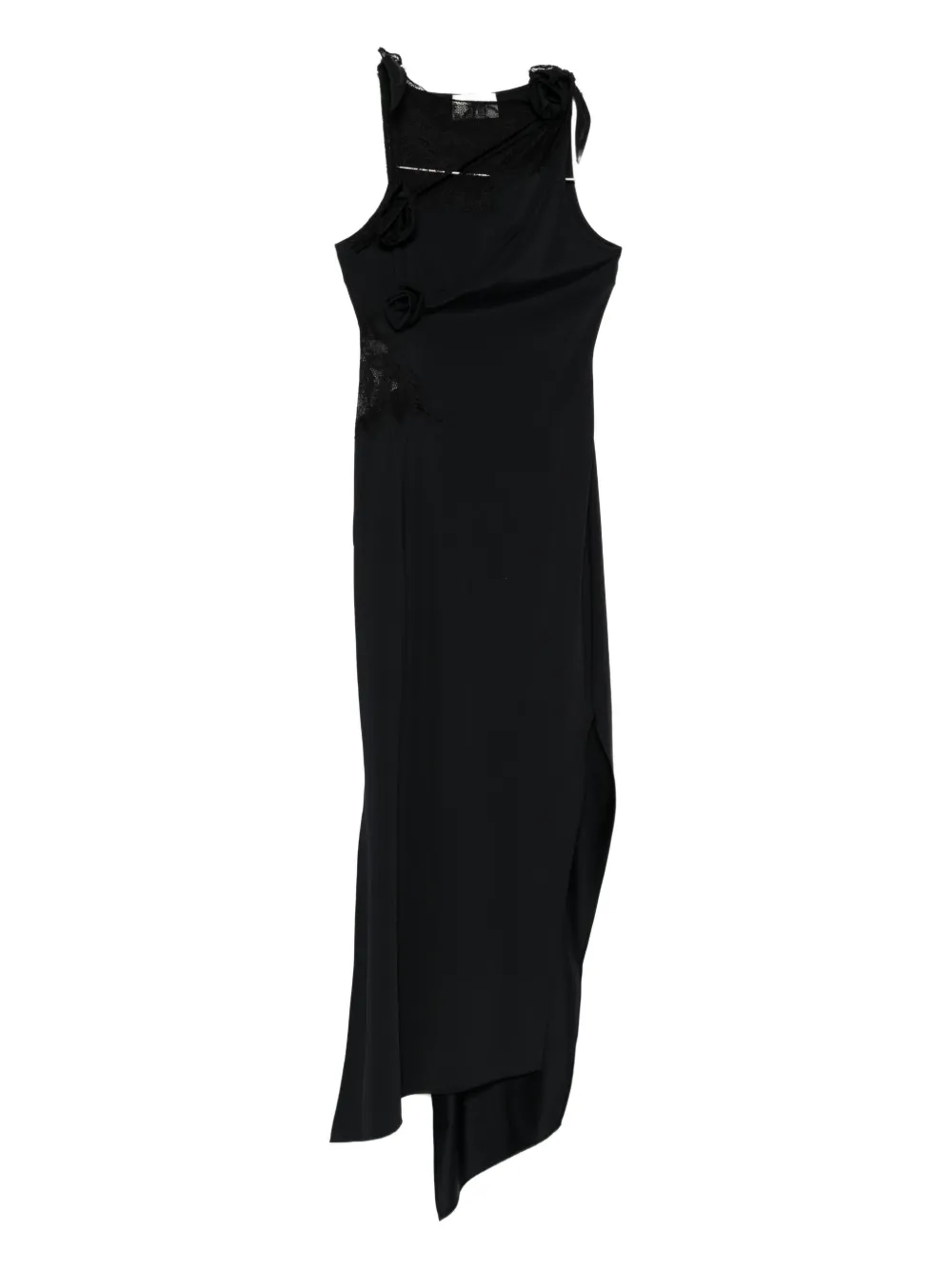 Coperni lace-embellished maxi dress - Nero
