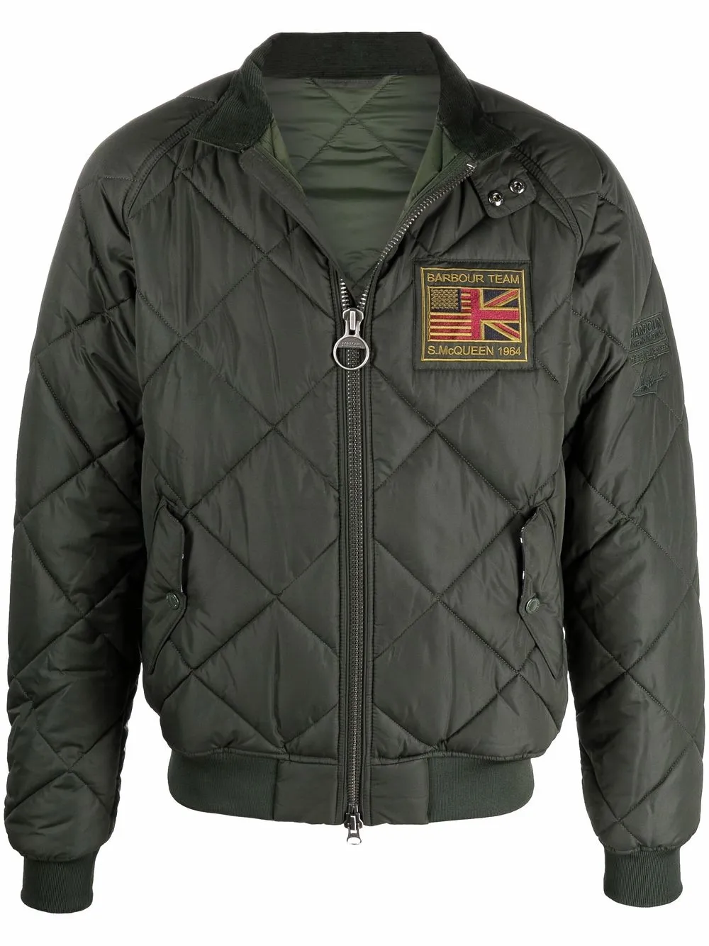 Barbour International Giacca con applicazione - Verde