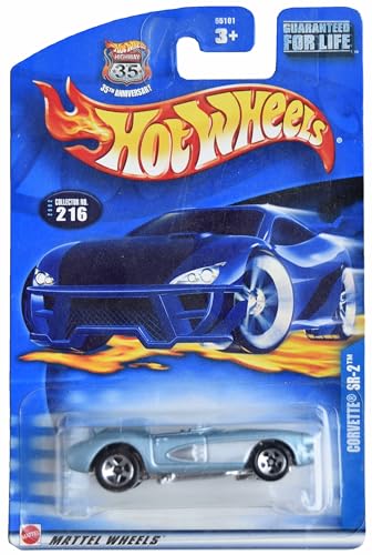 Matchbox Hot Wheels Corvette Sr-2, Blu #216