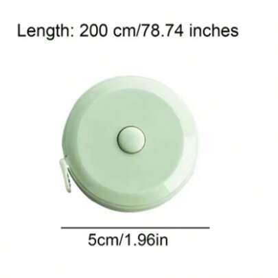 Nastro di misurazione 2M Nastro di misurazione retrattile Righello di misurazione del corpo Doppia scala Righello metrico Strumenti di misurazione per