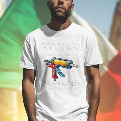 Rock Hard Caulking Gun Maglietta Uomo Moda Casual Estiva Traspirante  Comfort Idea Regalo Offerta Speciale Super Prezzo