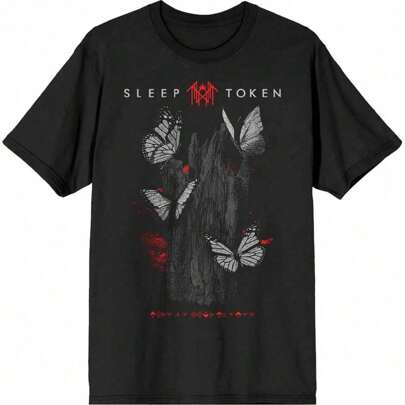 Sleep Token | Official Band T-Shirt | Butterflies - 24-Hour Fast Shipping!