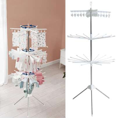Futchoy Portable Clothes Airer Clothes Dryer Pieghevole Appendiabiti Satellite Treppiede