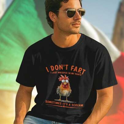 T shirt uomo divertente I DON T FART I JUST WHISPER IN MY PANTS Slogan umoristico idea regalo originale moda casual estiva outfit  novità maglietta si