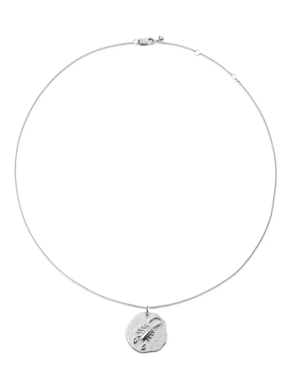 Monica Vinader Scorpio Zodiac pendant necklace - Argento