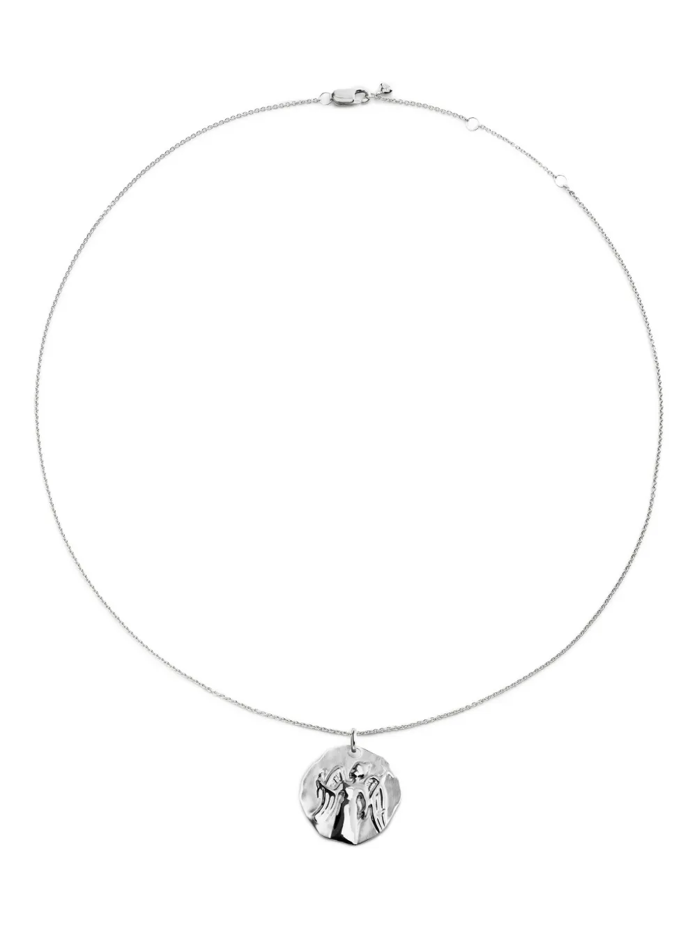 Monica Vinader Virgo Zodiac necklace - Argento