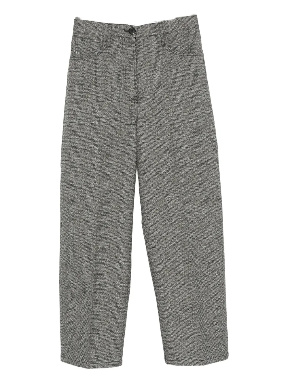 Prada checked trousers - Grigio