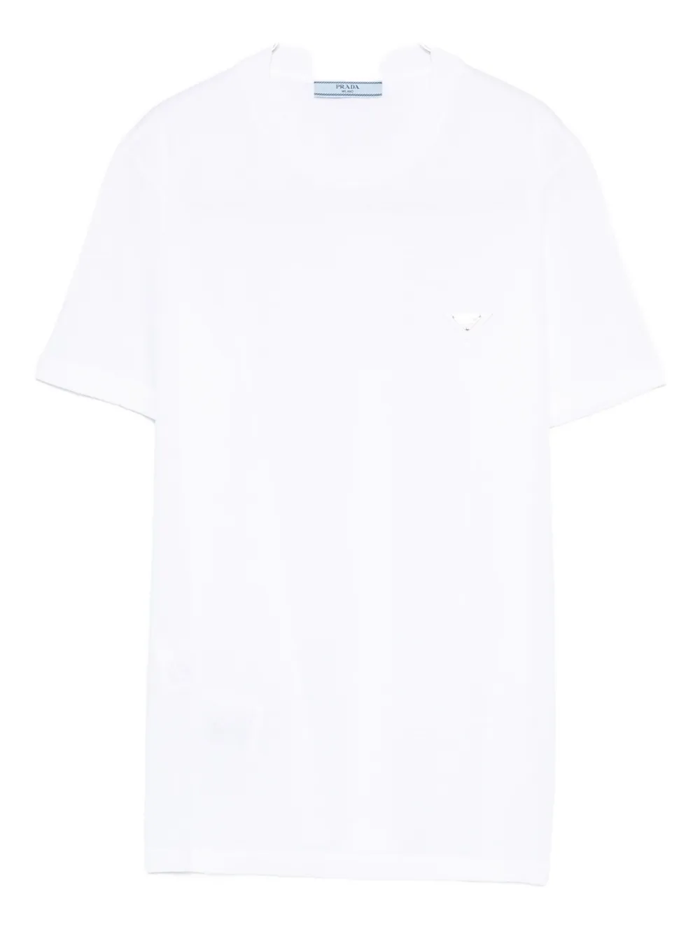 Prada triangle-logo T-shirt - Bianco