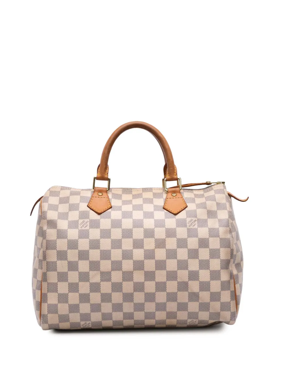 Louis Vuitton Pre-Owned 2012 Damier Azur Speedy 30 boston bag - Bianco