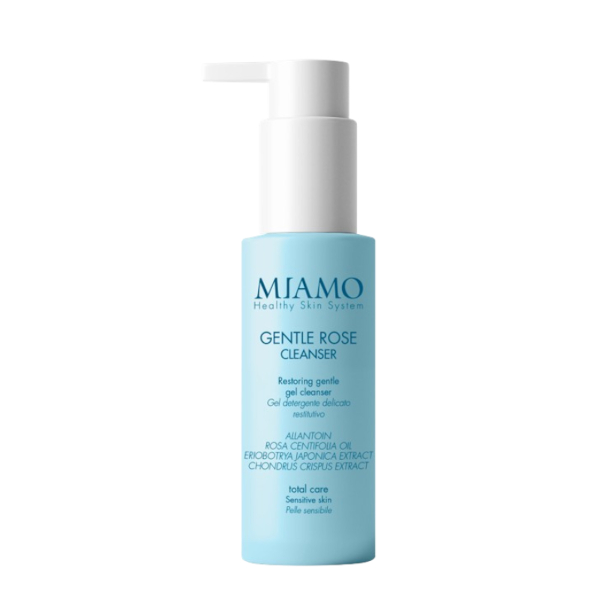 Miamo Total Care Gentle Rose Cleanser Travel Size - Gel Detergente Lenitivo Per Pelle Sensibile - 50 Ml