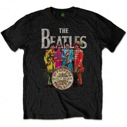 The Beatles | Official Band T-Shirt | Sgt Pepper - 24-Hour Fast Shipping!