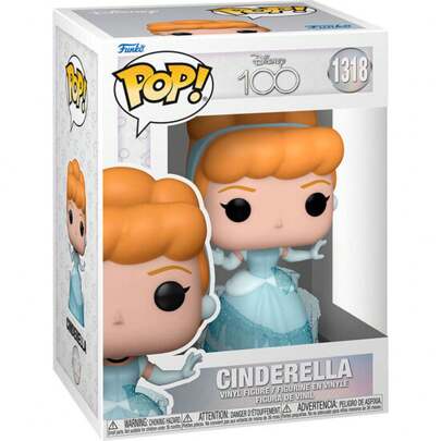 FIGURA POP CINDERELLA DISNEY 100° ANNIVERSARIO - Edizione limitata Funko Pop da collezione - Funko Pop Design dettagliato e realistico - Funko Pop Ide