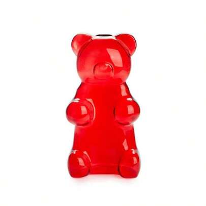 VASO YUMMY BEAR VETRO ART. 27968 BALVI ROSSO