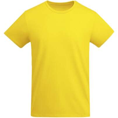 T-shirt semplice da uomo Breda Abbigliamento sportivo (Giallo)