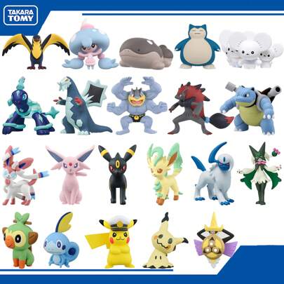 1 pezzo Bambola Poke Takara Tomy serie MS Tinkaton Chien Pao Terapagos Crop o Quaxwell Mega Lucario Meowscharada, modello di azione PVC per fan di ani
