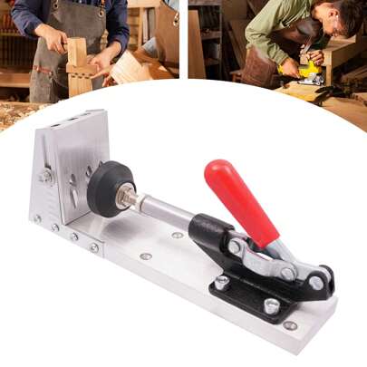 Dispositivo di supporto per la foratura di fori tascabili Jig Master System Pocket Hole Kit di foratura di fori tascabili