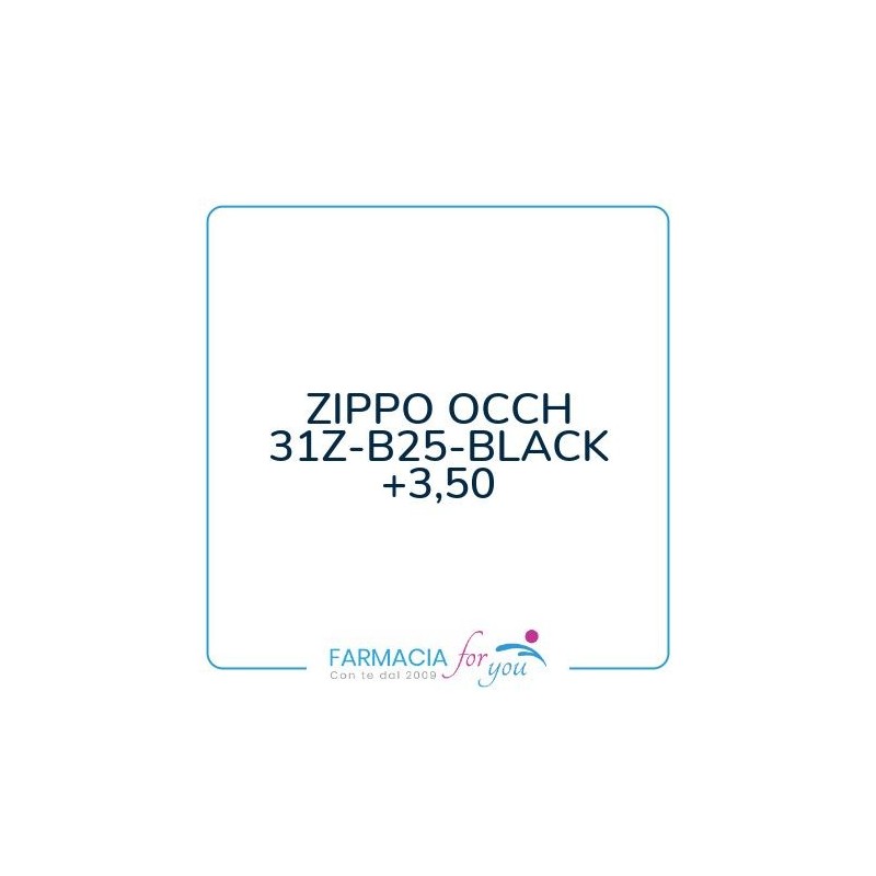 Zippo Italia - ZIPPO OCCH 31Z-B25-BLACK +3,50