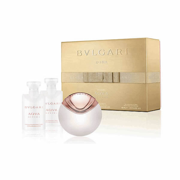 Bvlgari Aqua Divina Eau De Toilette Spray 40ml Set 3 Parti