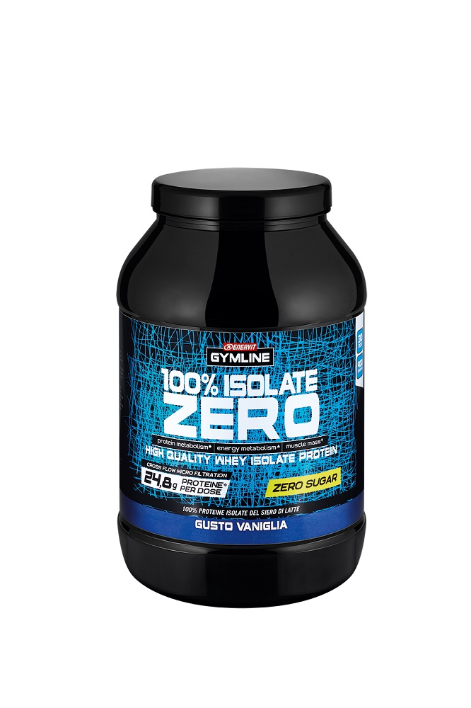 Gymline 100% Whey Protein Isolate Zero Zuccheri Vaniglia Enervit 900g