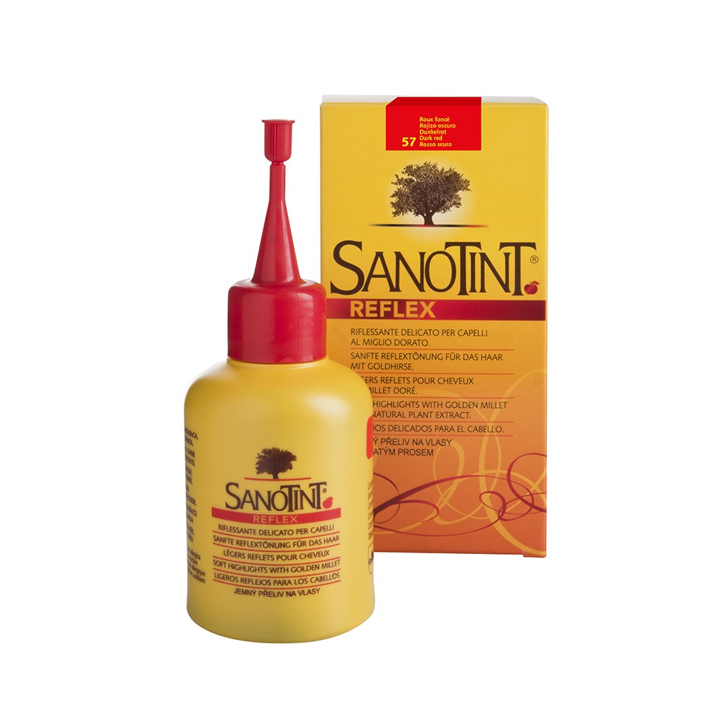 Sanotint Reflex Riflessante Capelli Tonalità 57 Rosso Scuro