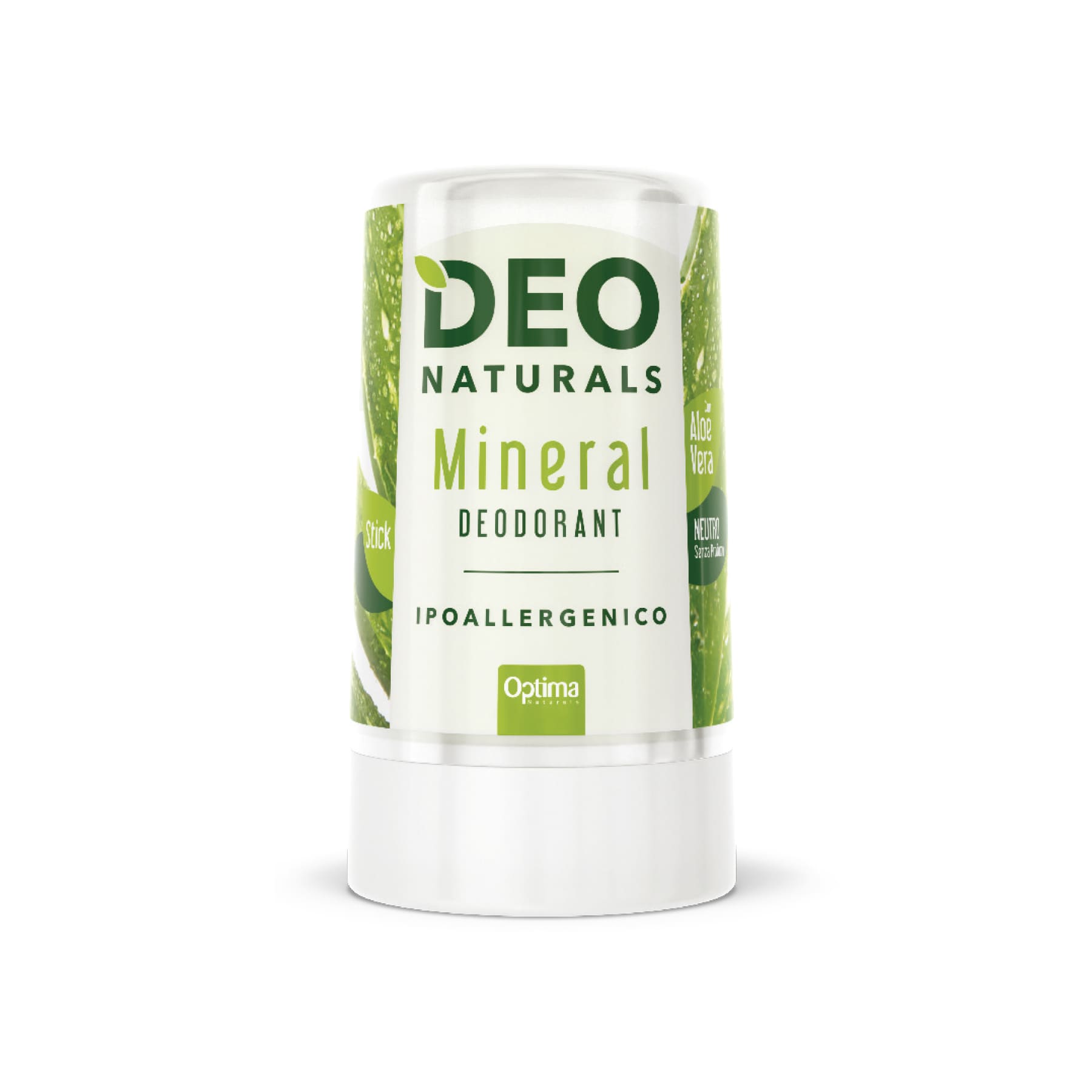DeoNaturals Mineral Deodorant Ipoallergenico Aloe Vera Optima Naturals 50g