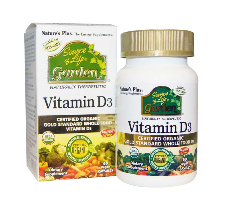 Source Of Life Garden Vitamin D3 60 Capsule