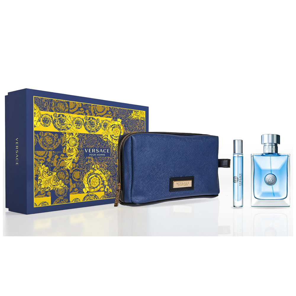 Versace Pour Homme Eau De Toilette Spray 100ml Set 3 Parti 2018