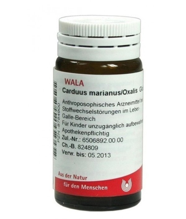 Carduus Marianus Oxalis Wala Globuli 20g