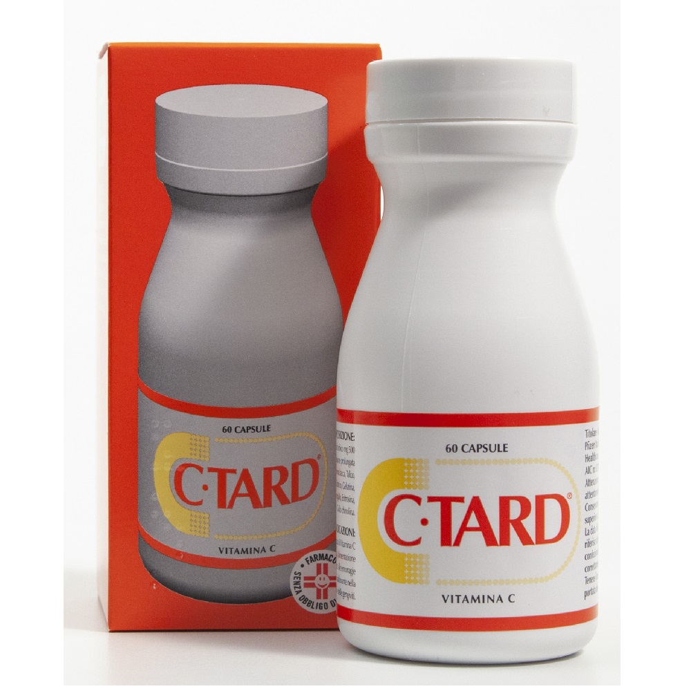 C-Tard Vitamina C 500mg Rilascio Prolungato Integratore Alimentare 60 Capsule